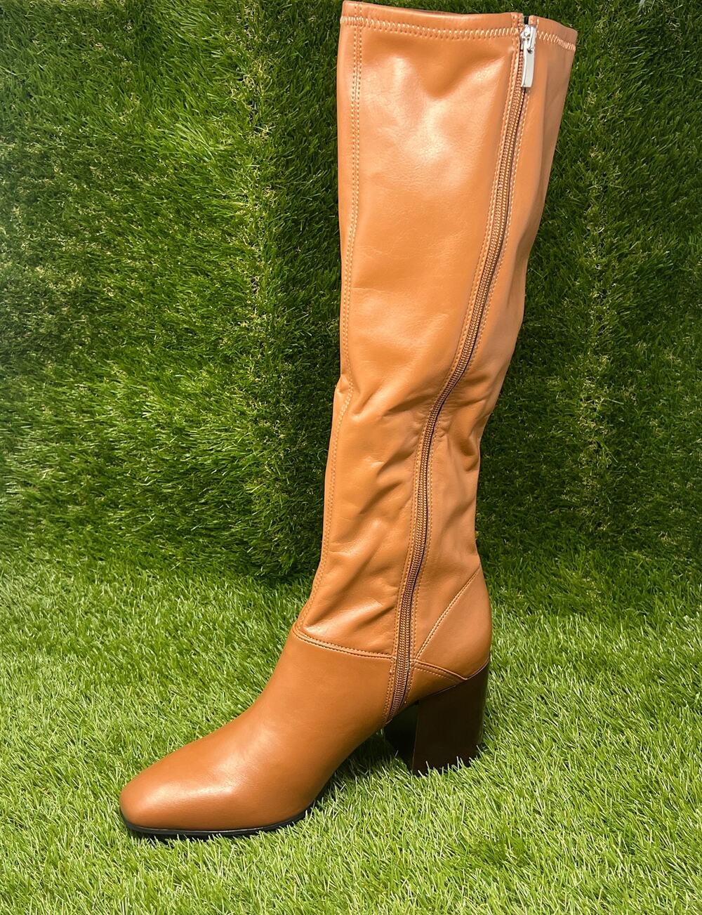 Franco Sarto Women's 10M Tribute High Shaft Saddle Knee Boots